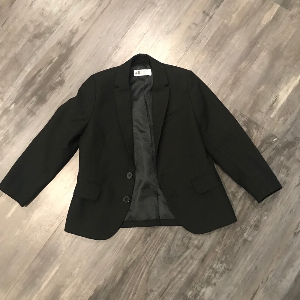 H&M Classic Blazer- Black 5-6 years